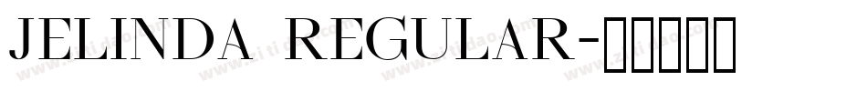 JELINDA Regular字体转换